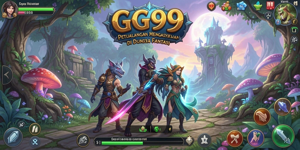 Tampilan gameplay GG99 yang memukau dalam petualangan seru.