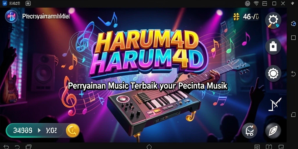 Gameplay seru dari HARUM4D yang menampilkan pengalaman musik interaktif.