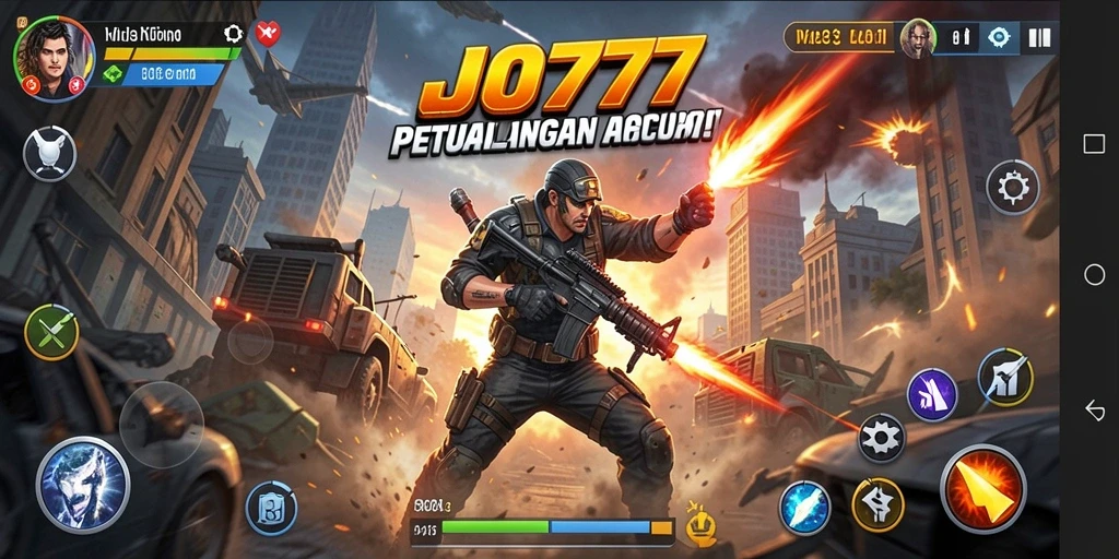 Tangkapan layar gameplay mendebarkan dari LJO777.