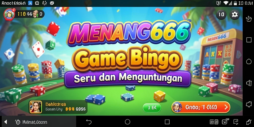 Tampilan gameplay seru dalam MENANG666 yang penuh keseruan Bingo.