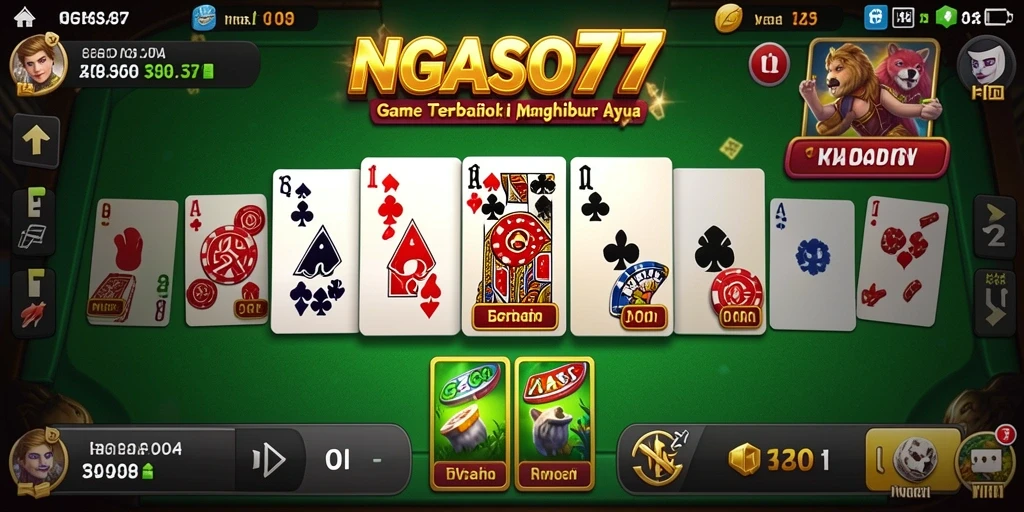 Gambaran gameplay seru di NGASO77 dengan teman-teman.