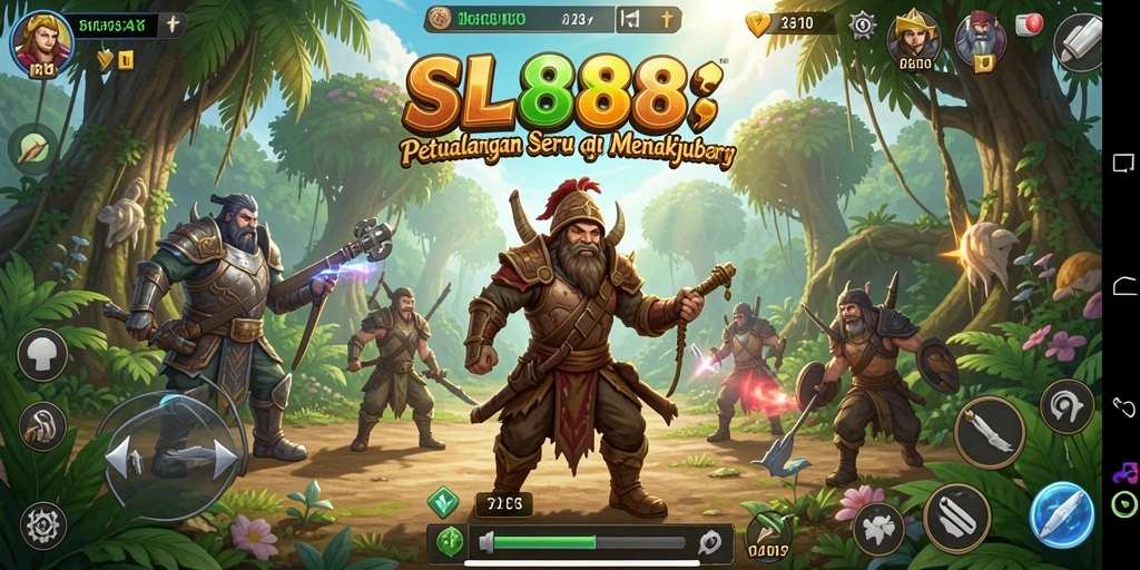 Screenshot gameplay SL888 menampilkan petualangan seru dan grafis menarik.