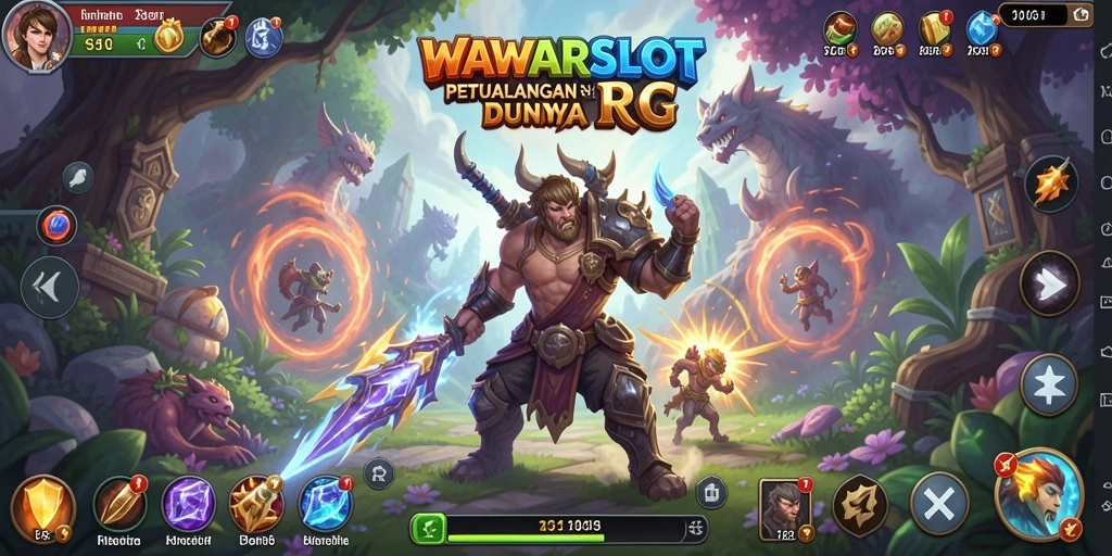 Screenshot gameplay RPG WAWARSLOT yang menakjubkan.